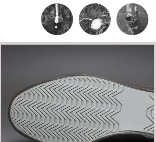 New Style Men's Leather Casual Shoes Flat Shoes - Image 5