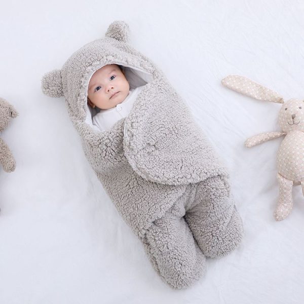 Baby Sleeping Bag Envelope for Newborn Baby Winter Swaddle Blanket - Image 3