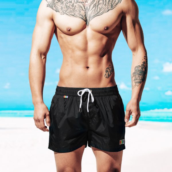 Beach Shorts Sports Loose Seaside Vacation Rainbow Swimming Shorts - Image 2
