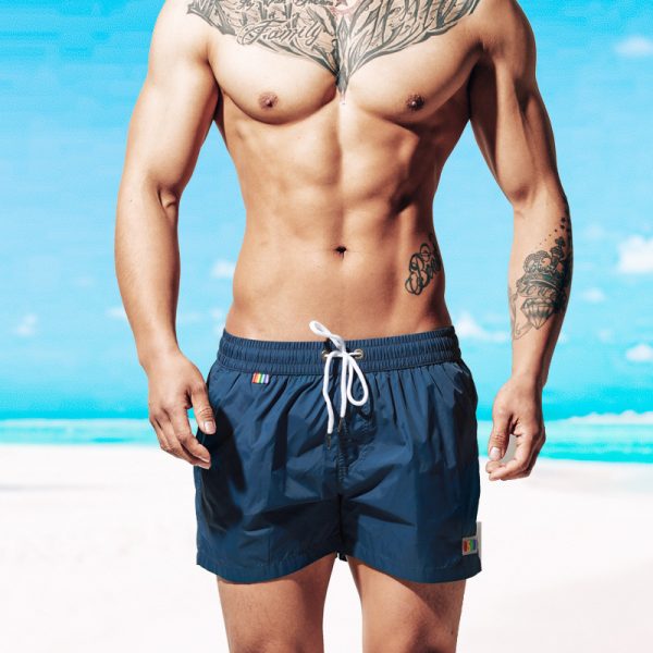 Beach Shorts Sports Loose Seaside Vacation Rainbow Swimming Shorts - Image 3