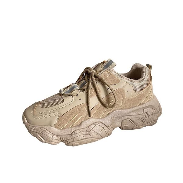 Mesh Sneakers, Low-Top Casual Daddy Shoes, Breathable - Image 5