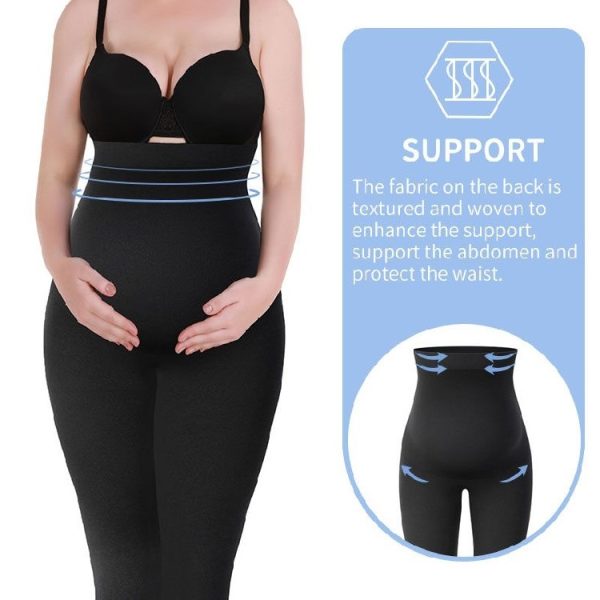 Maternity Leggings High Waist Pants Women Pregnancy Clothes - Image 3