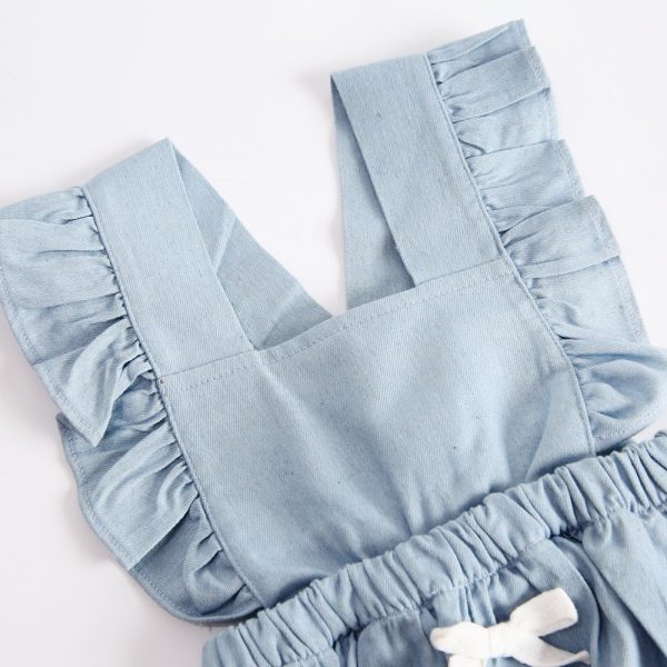Ins Denim Baby One-piece Bodysuits Baby Romper Spring - Image 3