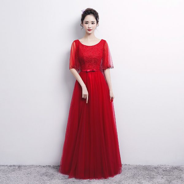 Banquet Evening Dress Female Spring New Fashion Annual Meeting Host Dress Chorus Performance Long Dress - Image 6