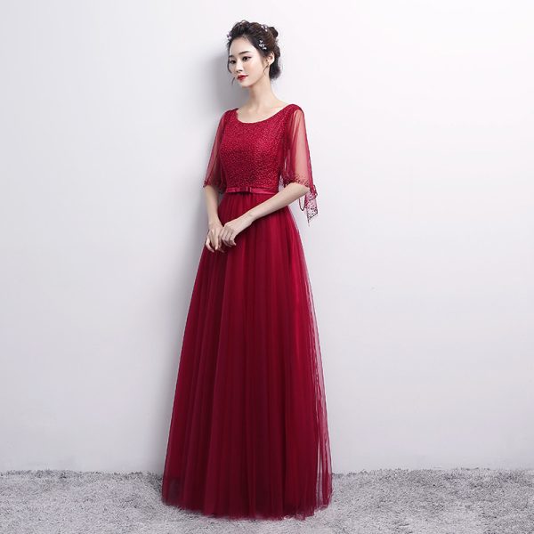 Banquet Evening Dress Female Spring New Fashion Annual Meeting Host Dress Chorus Performance Long Dress - Image 4