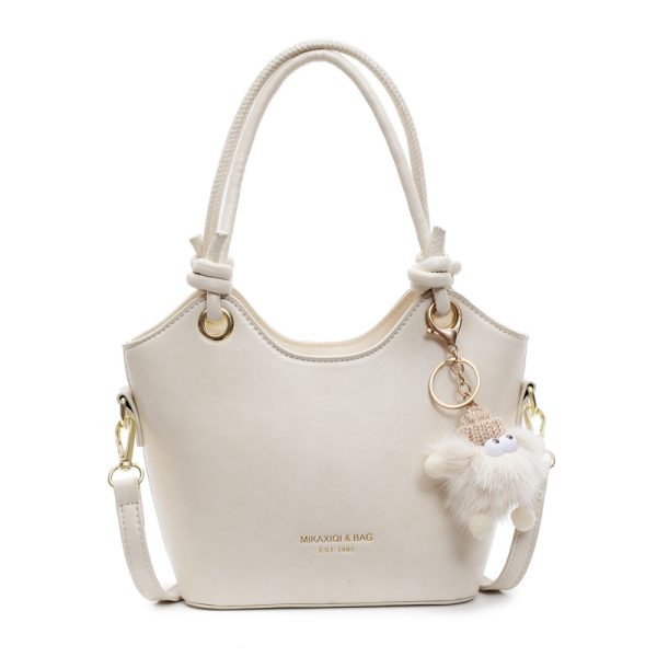 Fashion All-match Messenger Bag Portable Bucket Shoulder Bag - Image 6