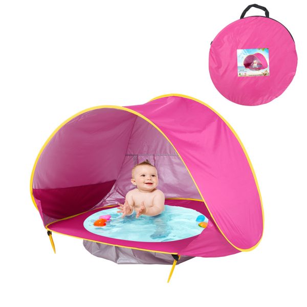 Baby Beach Tent Portable Shade Pool UV Protection Sun Shelter For Infant Outdoor Toys Child Swimming Pool Play House Tent Toys - Image 4