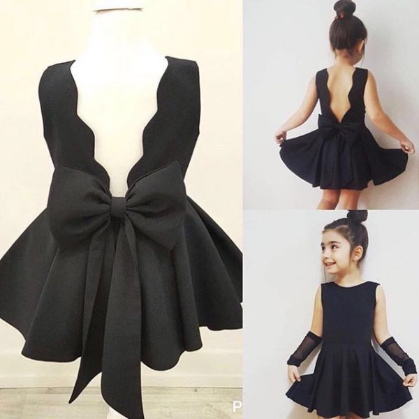 Children'S Clothing Summer Girls Sleeveless Halter Bow Girl Princess Dress Yp0265 - Image 4