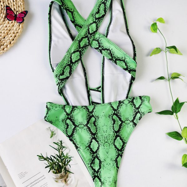 One  Piece Bandage Swimsuit Sexy Bikini - Image 10