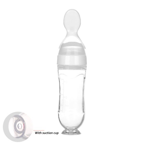 Safe Newborn Baby Feeding Bottle Toddler Silicone Squeeze Feeding Spoon Milk Bottle Baby Training Feeder Food Supplement - Image 10