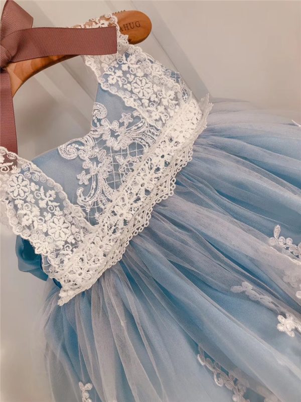 Baby Girl Princess Dress Birthday Dress - Image 5