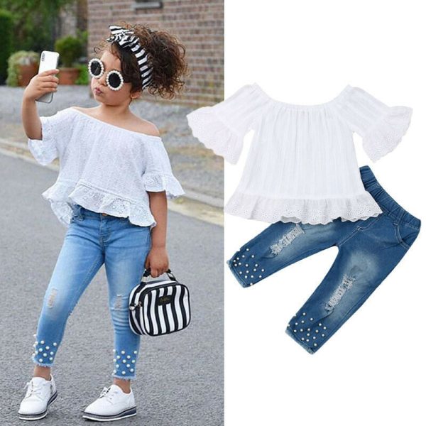Shirt Shorts Girls Girl Kids Clothes For Baby Set Children - Image 2