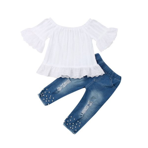 Shirt Shorts Girls Girl Kids Clothes For Baby Set Children - Image 3