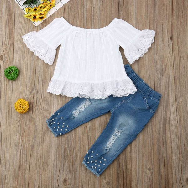 Shirt Shorts Girls Girl Kids Clothes For Baby Set Children - Image 5