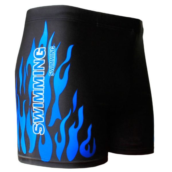 Swimming Trunks Swimwear New Style Men's Swimwear Flame Swimming Trunks - Image 3