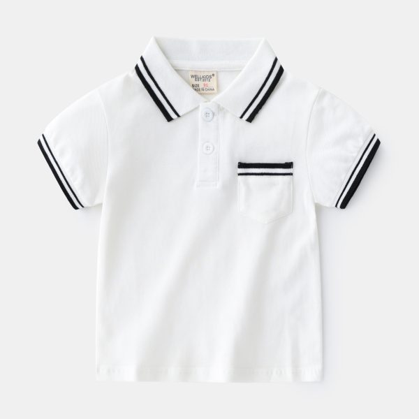 Boys' T-Shirt Summer Polo Shirt - Image 4