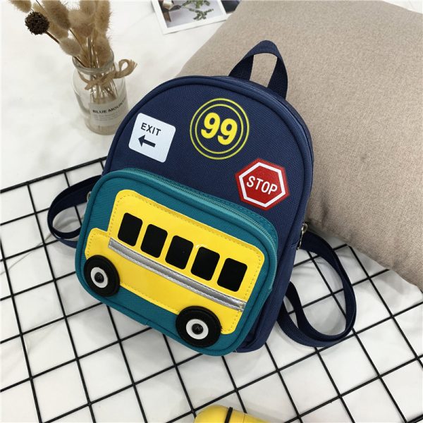 Heopono Durable Nice Little Children School Book Bag Small Boys Girls Cartoon Cute Mini Funny Back to School Backpack for Kids - Image 3