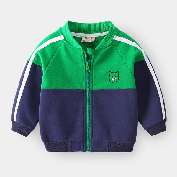 Baseball Uniform Cute Boy Jacket Kid Boy - Image 2