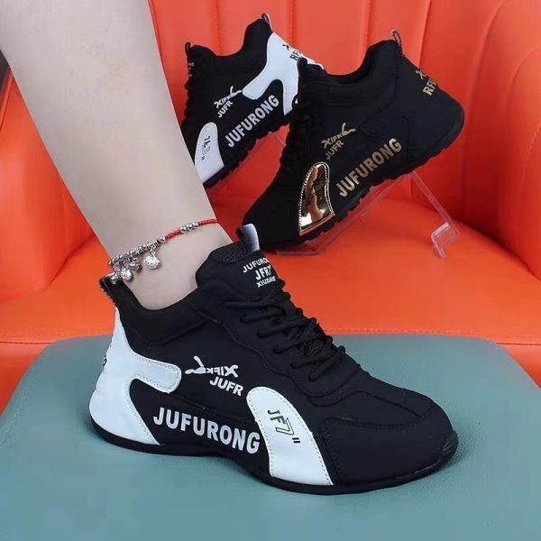 Couple Sports Casual PU White Shoes All-match Wear-resistant - Image 2