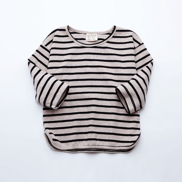 Fashion Striped Print Kids Baby Girls Clothes Cotton Long Sleeve T Shirts For Children Girls Autumn Spring Baby Clothing - Image 5