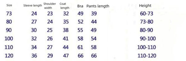 Children's Thermal Underwear Suit Fleece-lined Thickened Boys Girls Autumn Clothing - Image 10