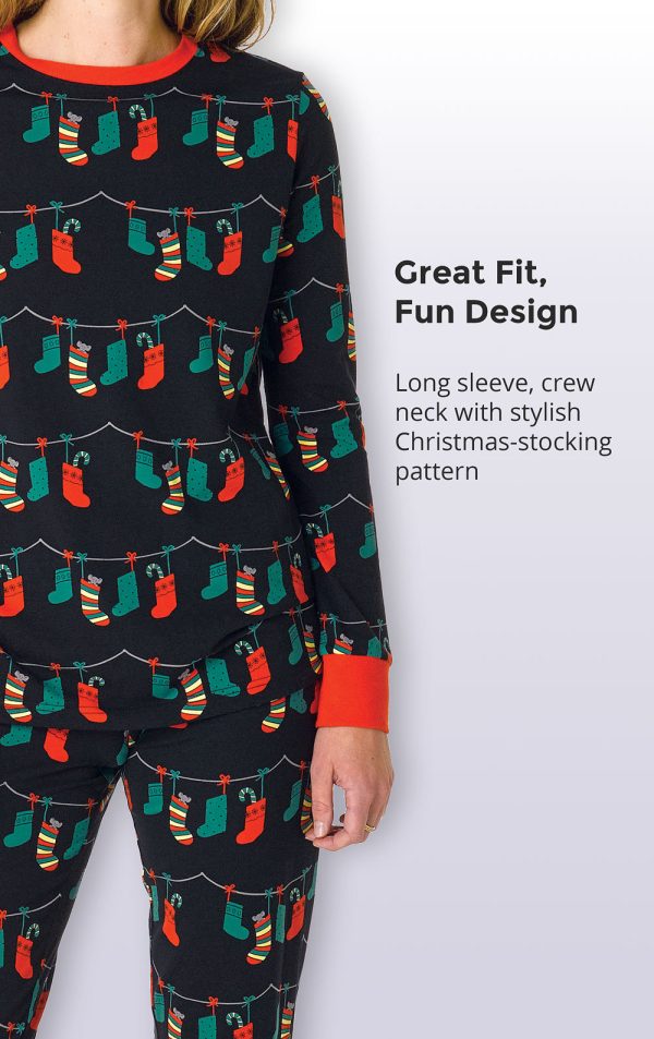 European And American Printed Family Of Four Christmas Parent-child Clothes - Image 8