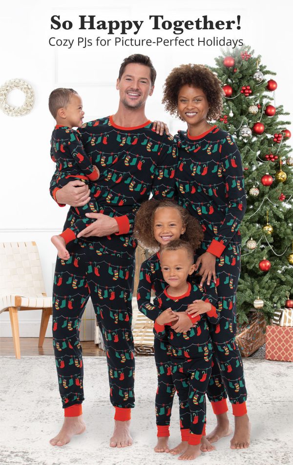 European And American Printed Family Of Four Christmas Parent-child Clothes - Image 9