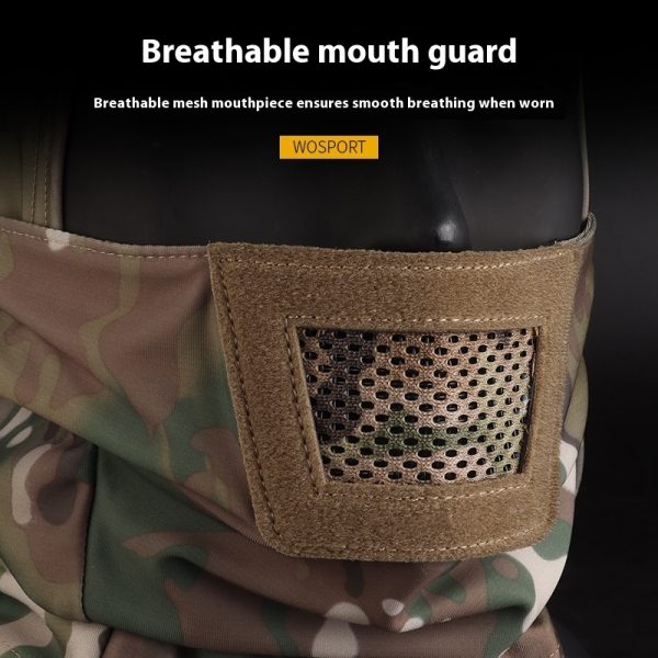 WoSporT Knight Camouflage Headgear - Image 2