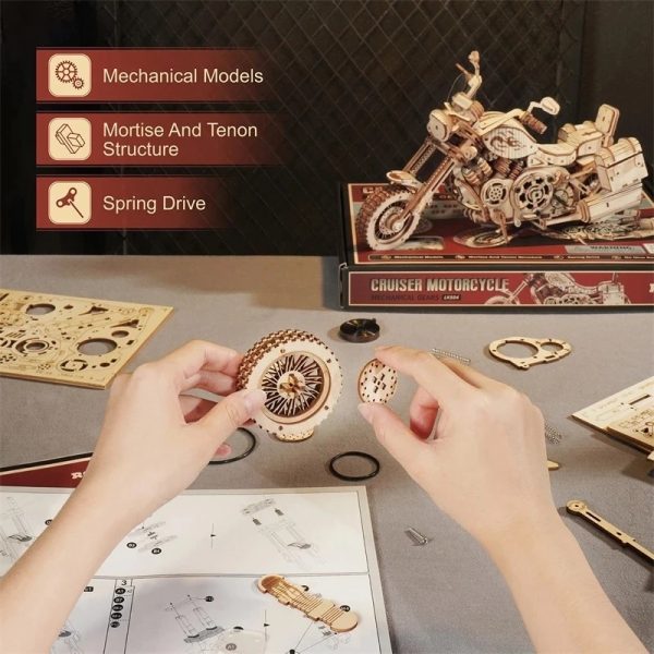 420 Piece Building Block Kit For DIY Wooden Models For Children