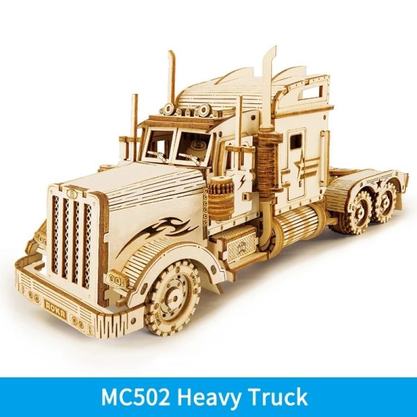 Robotime ROKR Train Model 3D Wooden Puzzle Toy Assembly Locomotive Model Building Kits for Children Kids Birthday Christmas Gift - Image 10
