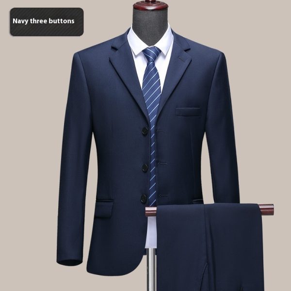 Men's Business Formal Groom Dress Wedding - Image 10