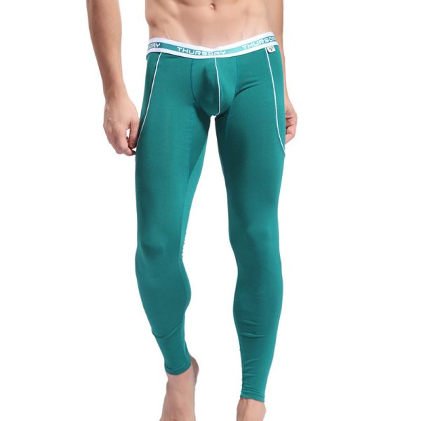 Men's Thin Viscose Soft Fabric Slim-fit Stretch Long Johns - Image 2