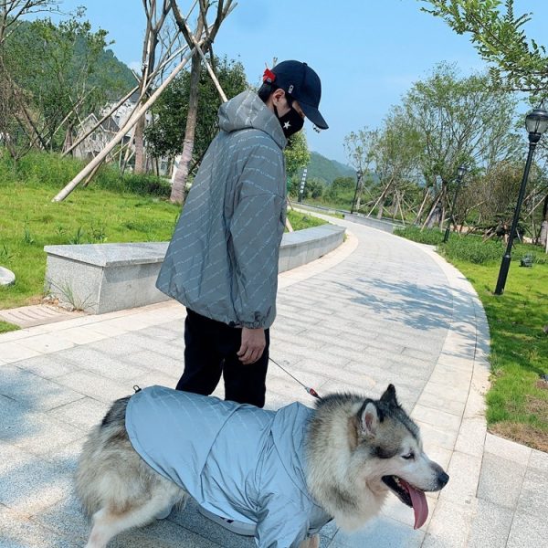 Reflective letters pet parent-child windbreaker - Image 2