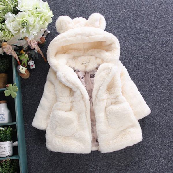 A girl's fur coat for autumn and winter - Image 7
