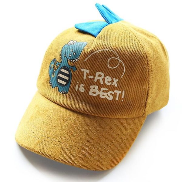 ''T-REX IS BEST'' DINOSAUR KIDS HATS - Image 6