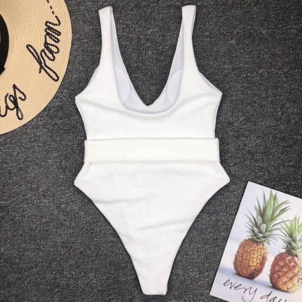 Women White Swimsuit - Image 5