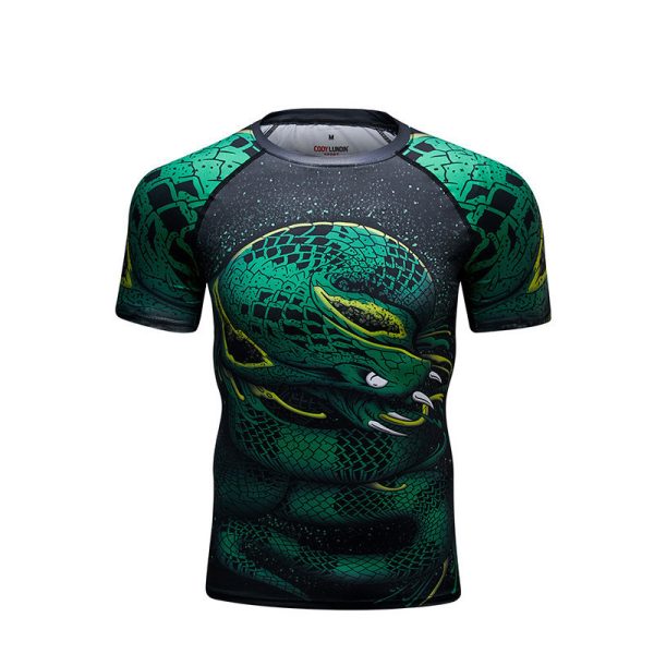 3D Digital Printing Short-sleeved T-shirt Animal Men - Image 2