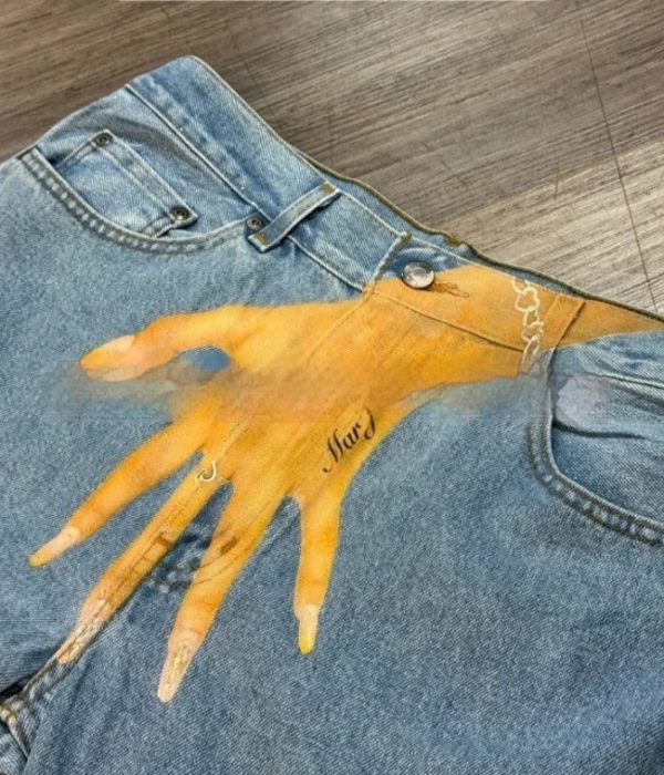 Printed Fashion Jeans Personalized Fingers - Image 8