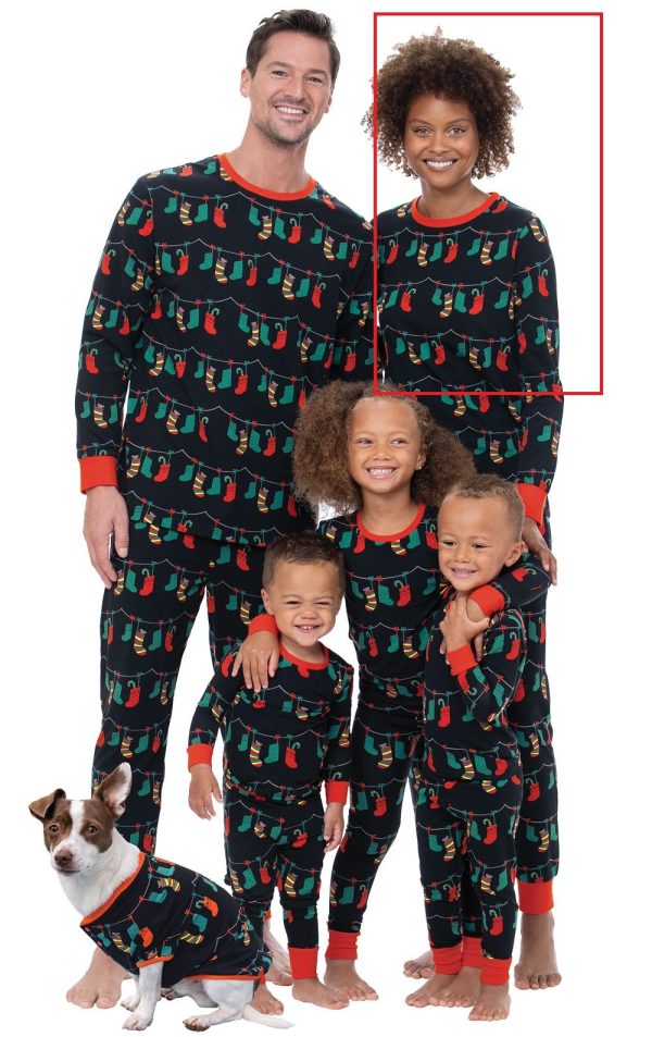 European And American Printed Family Of Four Christmas Parent-child Clothes - Image 4