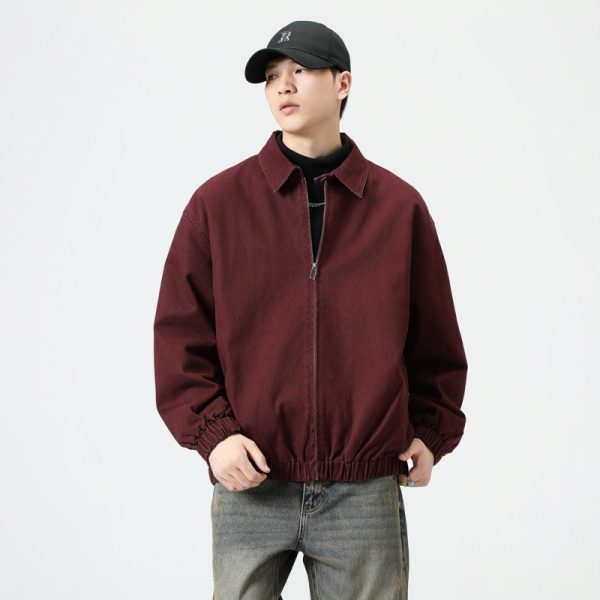 Men's Autumn Loose-fitting Workwear Jacket - Image 3