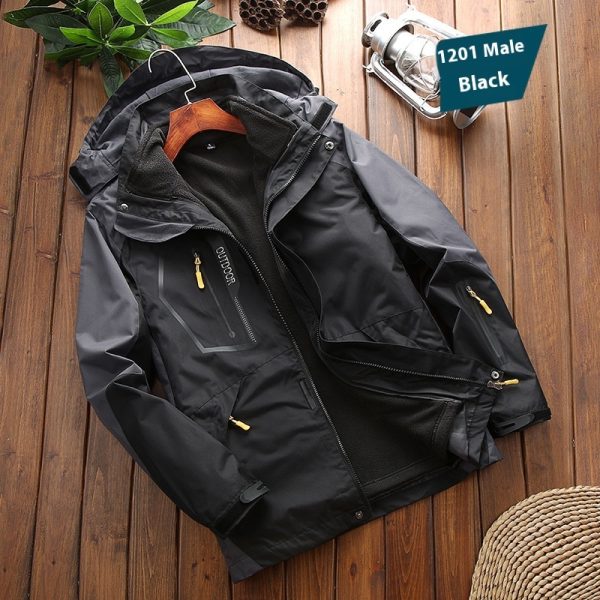 Men's Shell Jacket Three-in-one Warm Sportswear - Image 5