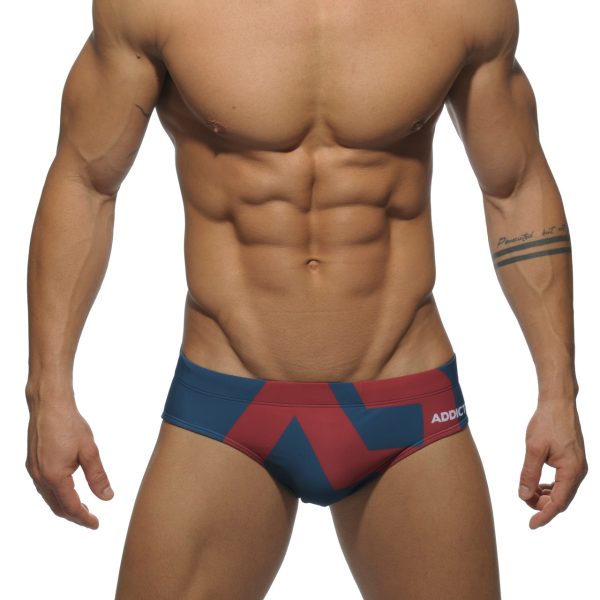Men's U Convex Triangle 045 Printed Swimming Shorts - Image 3