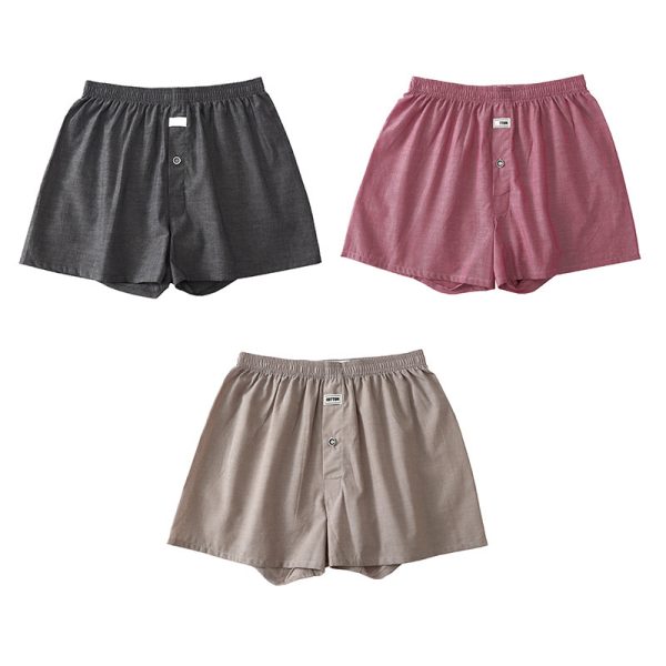 Loose Men's Underwear Solid Color Simple And Breathable - Image 9