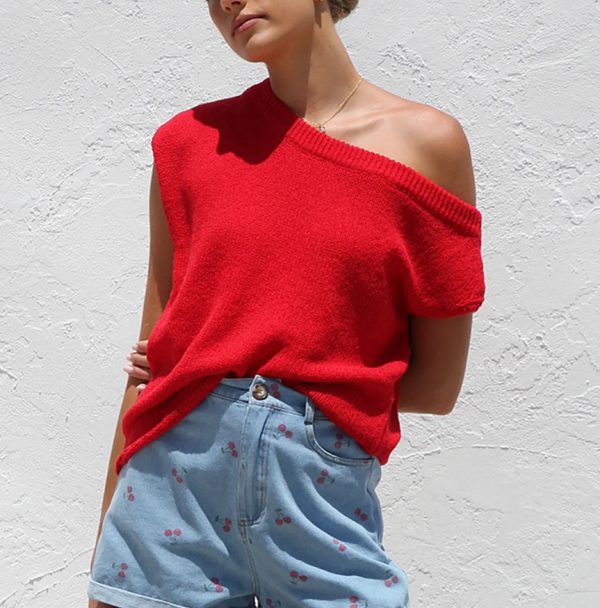 Knitted Y2g Summer Knitwear Sweater Pullover Top - Image 8