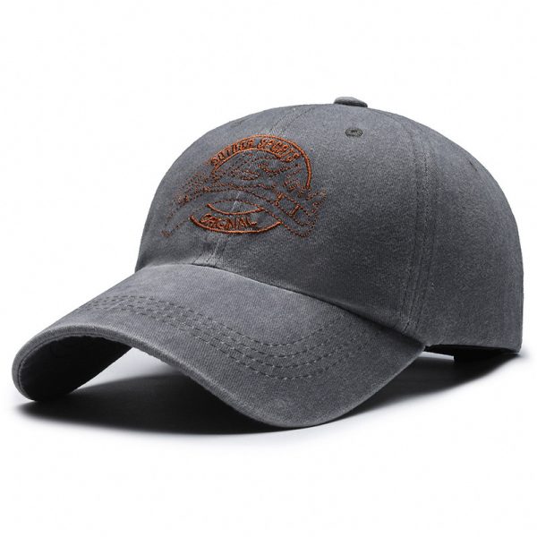 All-match Washed Denim Baseball Cap Distressed Hat Outdoor - Image 10