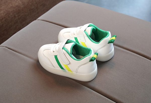 Kimmy White LED Sneakers Shoes - Image 9