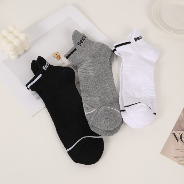 Six Pairs Of Melange Trend Sports Socks - Image 6