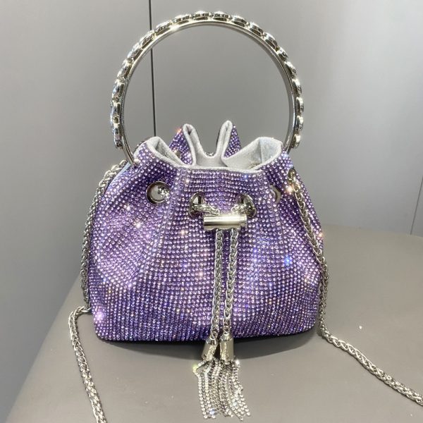 European And American Shiny Diamond Handbag For Women - Image 9