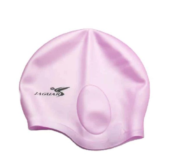 Fashion Pure Silicone Ear-protecting Swimming Cap - Image 3