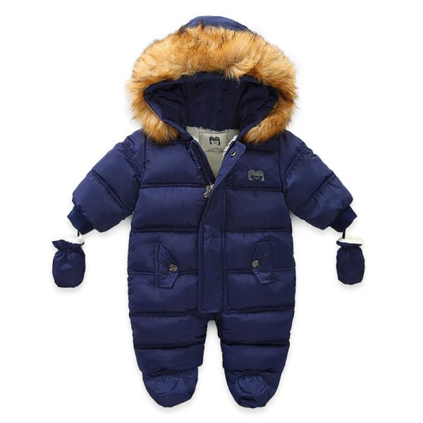 Baby Kids Jumpsuit Jacket with Gloves - Image 5